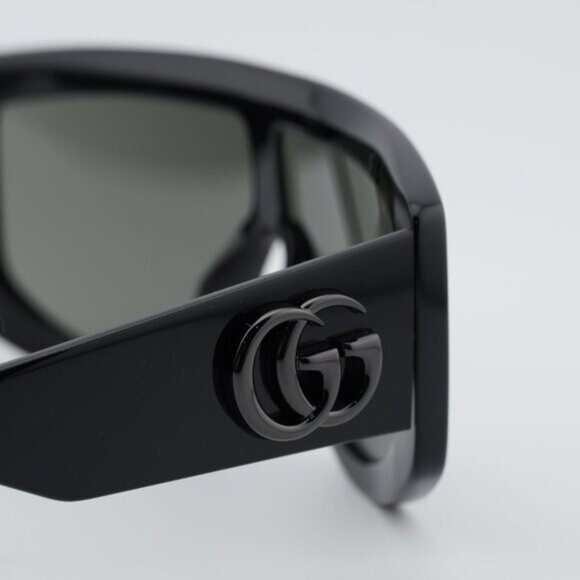 Gucci GG1950S 001 Sunglasses Black Shield Frame, Grey Lenses main image 10